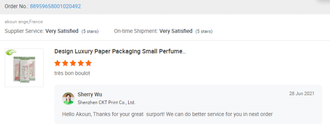 подробное отзыв клиента