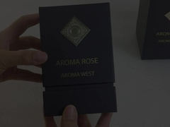 Матовая косметическая упаковочная коробка с ручкой и пластиковым материалом