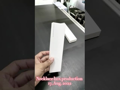 Производство ящиков для ожерелий из полиграфии
