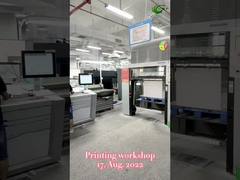 Печатный цех:Процесс изготовления печатных изображений из упаковки, взятых из завода.