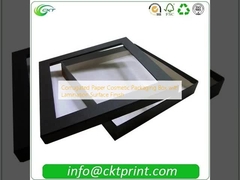 Косметическая упаковка из гофрированной бумаги с ламинированной поверхностью