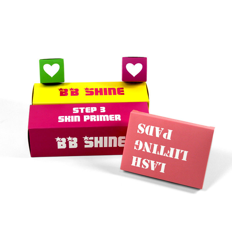 Косметическая коробка для подарков для ухода за кожей с цветовой печатью