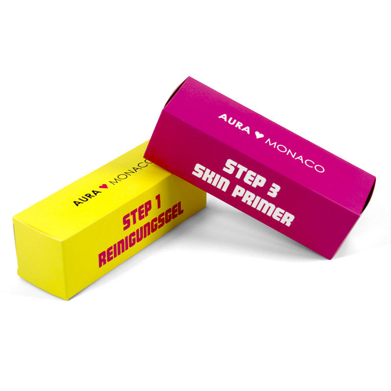 Косметическая коробка для подарков для ухода за кожей с цветовой печатью