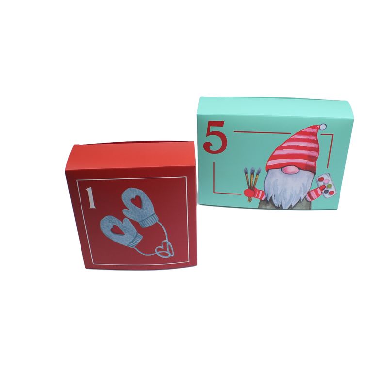 Custom Blind Box For Cosmetics персонализированная бумажная коробка
для коробки рождественского календаря прихода