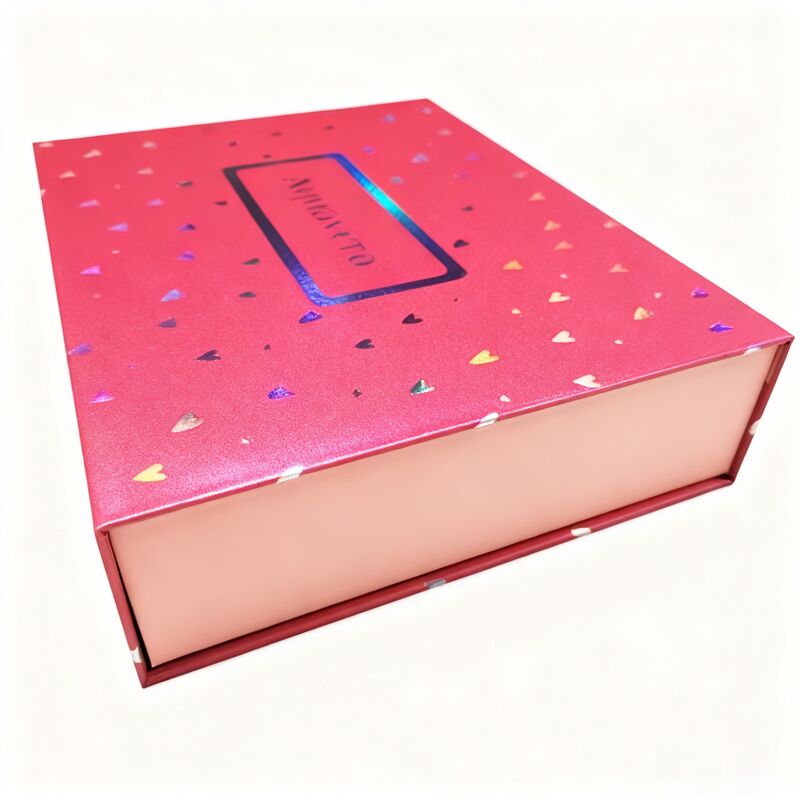 Подарочная коробка ручной работы с магнитной застежкой, жесткой конструкцией и тиснением для роскошной упаковки