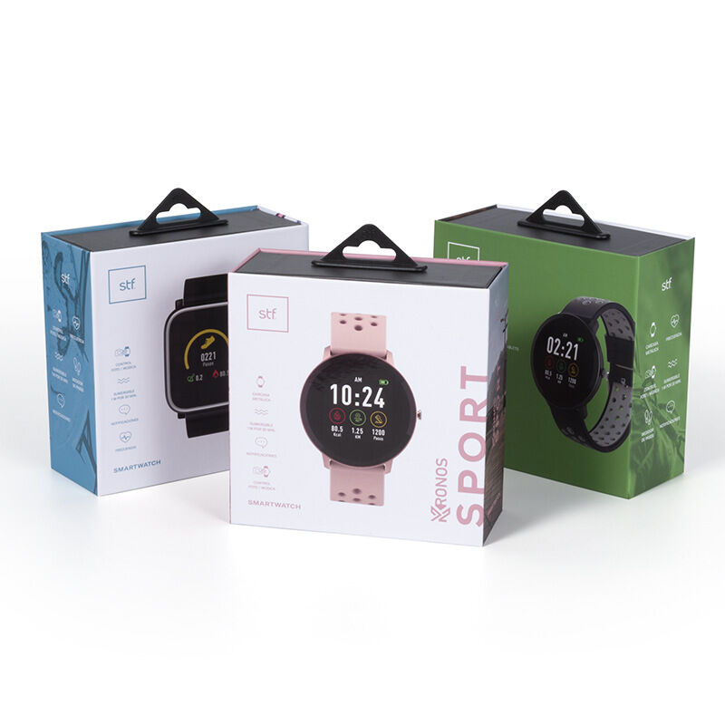 Настройка логотипа роскошный переработанный картонный подарочный ящик для смарт-часов