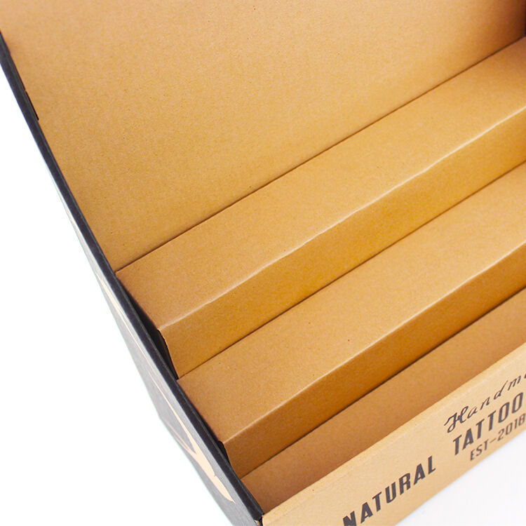 Специализированный небольшой и средний CDU Kraft Paper Floor Display Box с опциями пользовательского заказа