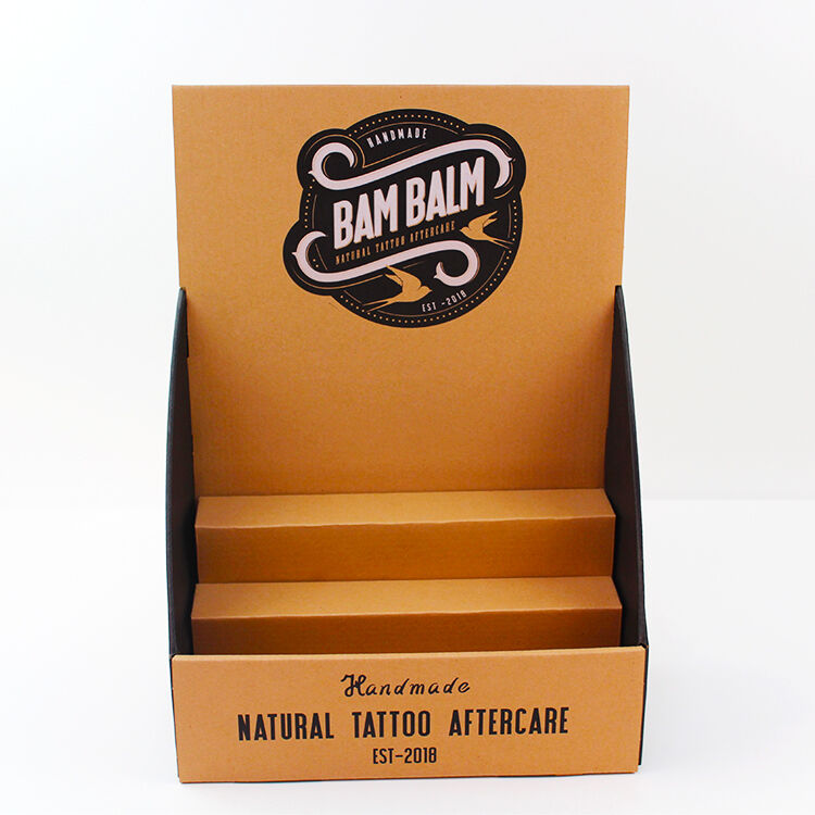 Специализированный небольшой и средний CDU Kraft Paper Floor Display Box с опциями пользовательского заказа