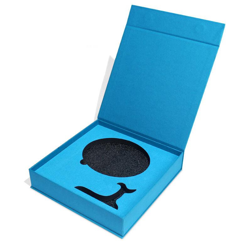 Оптовая упаковка на заказ EVA Foam Insert Rigid Cardboard Magnetic Gift Packaging Box с переработанными материалами