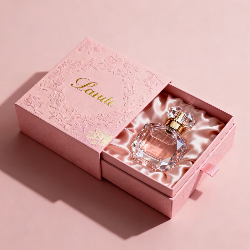 Подарочная коробка на заказ в трендовом стиле с четырехцветной печатью и УФ-печатью для упаковки косметики класса люкс