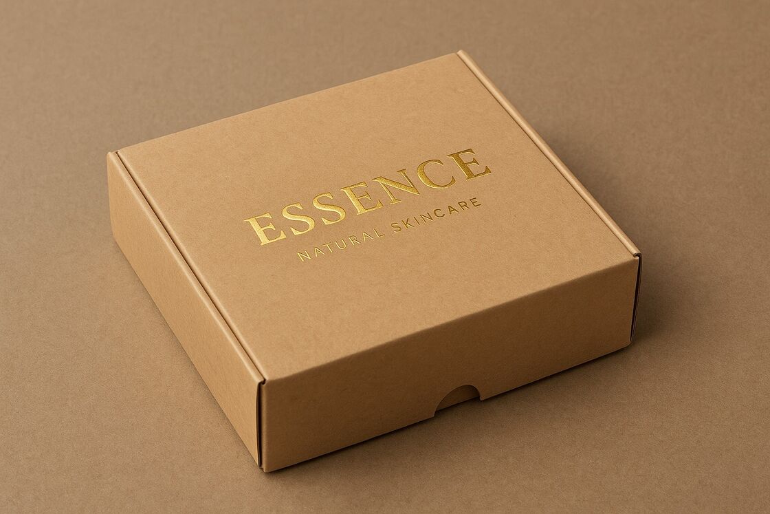 Подарочная коробка на заказ в трендовом стиле с четырехцветной печатью и УФ-печатью для упаковки косметики класса люкс