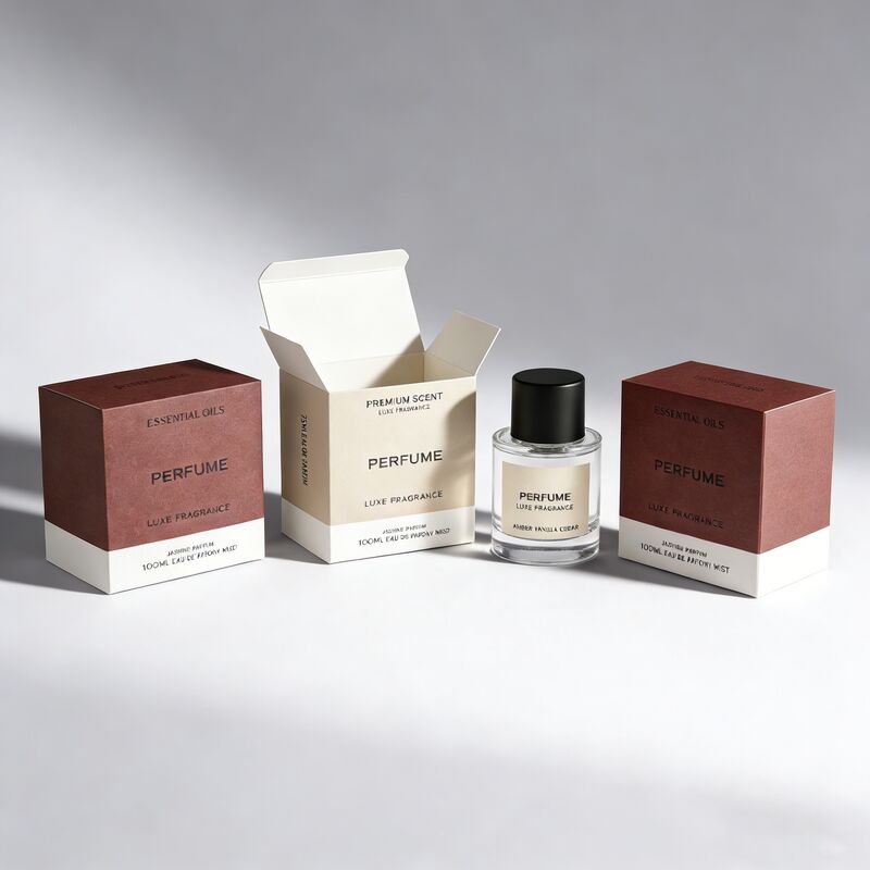 Выдвижная коробка для парфюмерной упаковки с печатью логотипа на заказ и четырехцветной печатью для подарочной коробки элитных ароматов