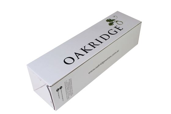 Белизна гофрировала коробку коробки складывая коробки для одиночной бутылки вина пакета