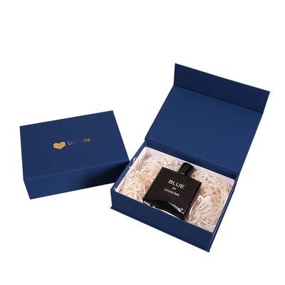 Navy Blue Custom Luxury Cosmetic Packaging Подарочные коробки для парфюмерных стеклянных бутылок