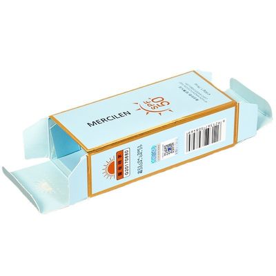Напечатанный картонный косметический комплект для упаковки